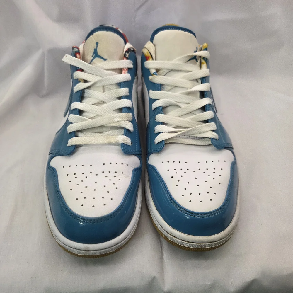 Jordan Blue and White Athletic Shoes‎ 12